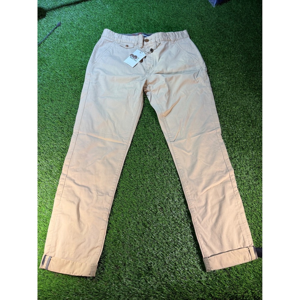 Barbour Stretch Regular Fit Chino Pants Tan Mens W34 L32‎ NWT